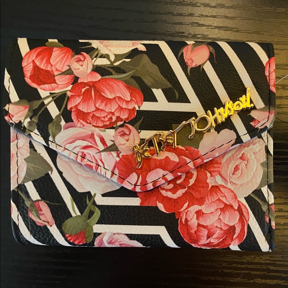 Betsy Johnson Tri Fold Wallet